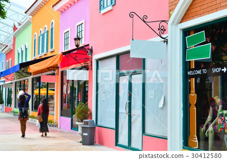 Stylish shopfront - classic store front 30412580