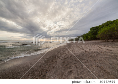 Tropical beach at santa teresa costa rica 30412655