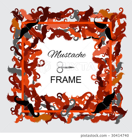 Hipster Mustache Frame 30414740