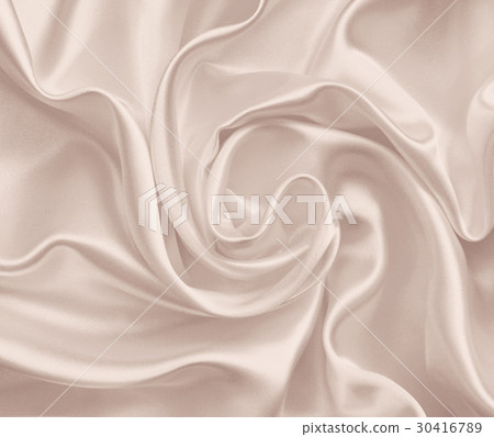 Smooth elegant golden silk or satin 30416789