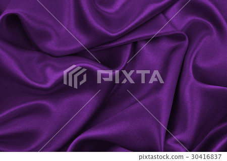 Smooth elegant lilac silk or satin luxury cloth  30416837
