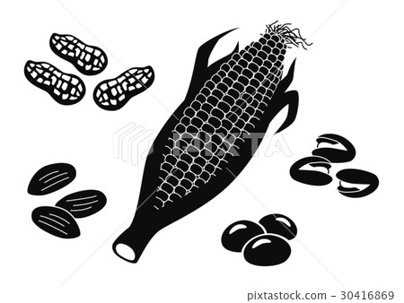 Illustration of silhouette, ingredients 30416869
