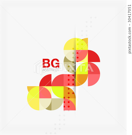 Vector modern elegant circle banner Vector modern elegant circle banner 30417051