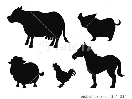 Food silhouette (livestock) 30418343