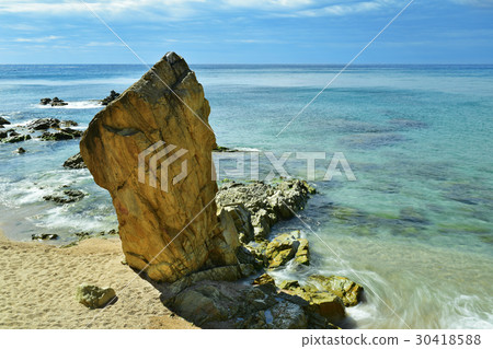 Platja de Lloret beach in Lloret de Mar, Spain Platja de Lloret beach in Lloret de Mar, Spain 30418588