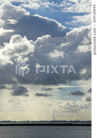 Distant view of the Sky Tree 30418944