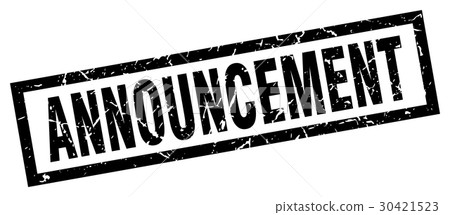square grunge black announcement stamp 30421523