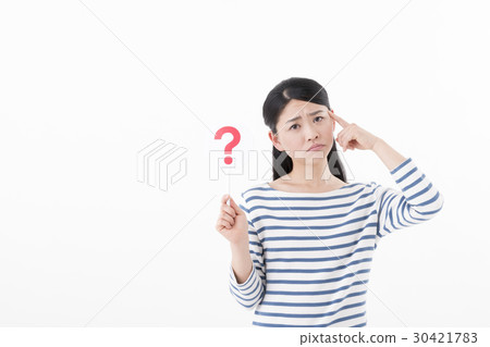 Female question mark Female question mark 30421783