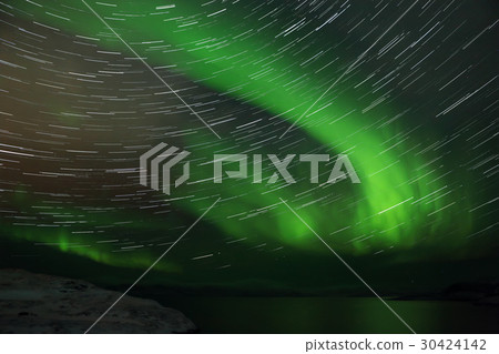 Northern Lights on the Kola Peninsula. Teriberka 30424142