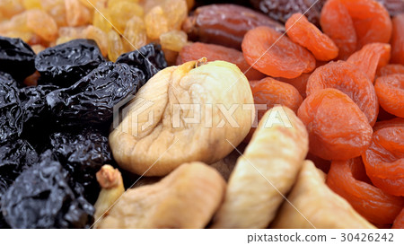 Various dried fruits close-up 30426242