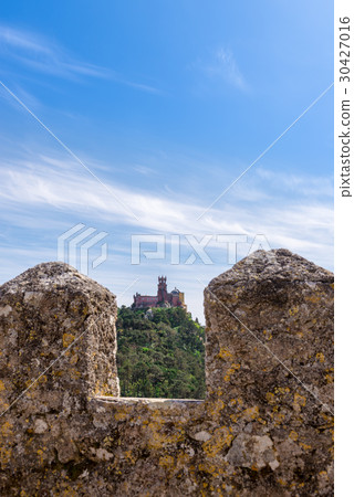 Sintra at the Moorish Castle and Pena Palace. Sintra at the Moorish Castle and Pena Palace. 30427016