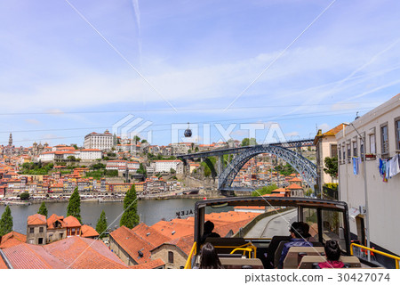 View of Porto Ribeira and Douro river in Porto View of Porto Ribeira and Douro river in Porto 30427074