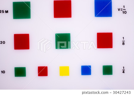 Optician eye test chart Optician eye test chart 30427243