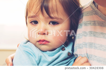 Crying toddler girl 30428308