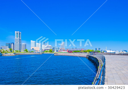 神奈川橫濱港未來的風景（從大象的鼻子公園） 30429423