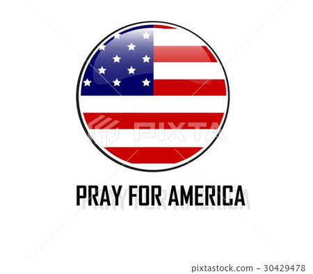 USA flag circle bubbles of american for praying USA flag circle bubbles of american for praying 30429478