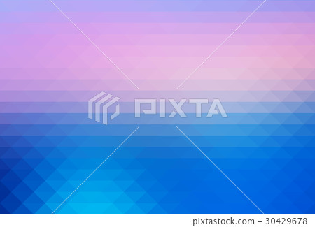 Blue shades pink rows of triangles background 30429678