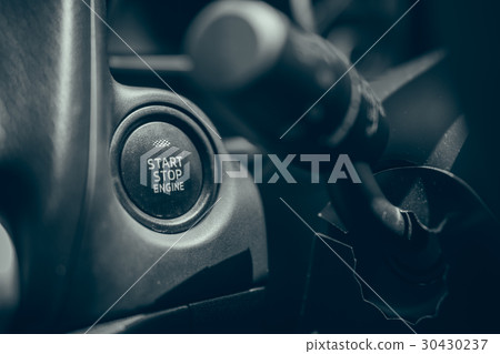 Car engine start and stop button Car engine start and stop button 30430237