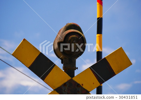 Dazu type railroad crossing local railway Gennan train 30431851