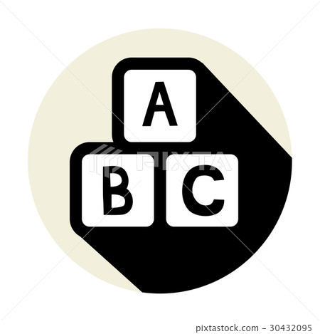 Baby Cubes with letters icon Baby Cubes with letters icon 30432095