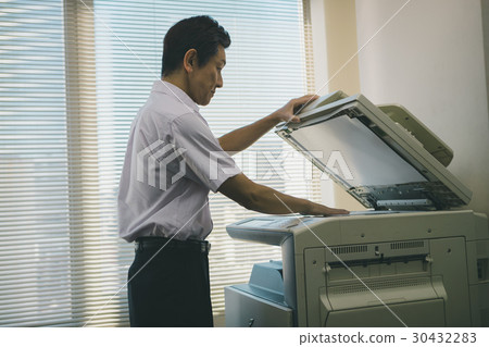 business man, copy machine, photocopier 30432283