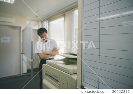 business man, copy machine, photocopier 30432285