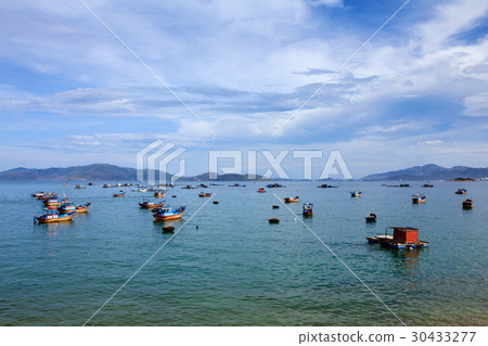 A dock in Nha Trang beach, Vietnam 30433277