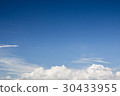 sky with little white clouds 30433955
