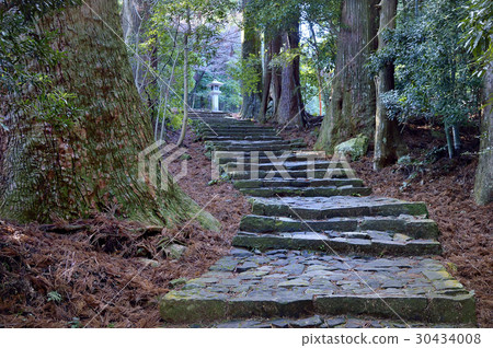 World Heritage Kumano Kodo Daimonzaka Stock Photo