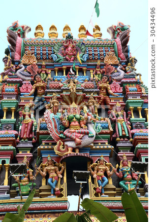 Indian temple in George town of Penang, Malaysia 30434496