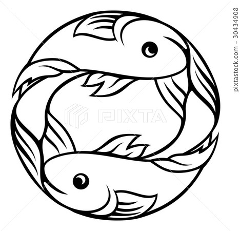 Pisces The Fish Zodiac Sign | Sticker