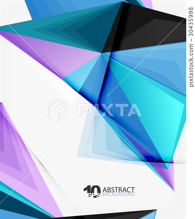3d triangle polygonal abstract vector 3d triangle polygonal abstract vector 30435998
