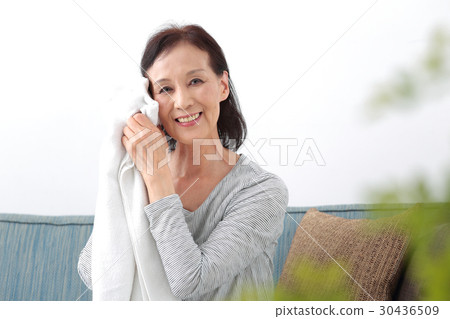 Senior female housework Senior female housework 30436509