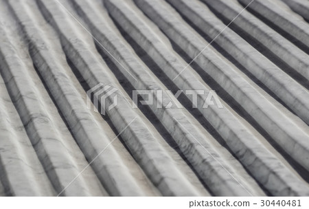 white marble bench at outdoor square . white marble bench at outdoor square . 30440481