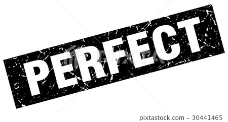 square grunge black perfect stamp 30441465
