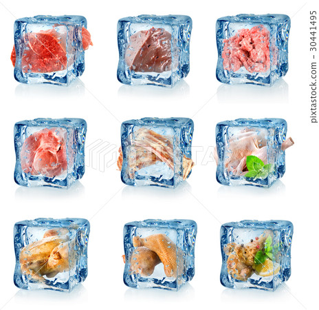 Set of frozen meat Set of frozen meat 30441495