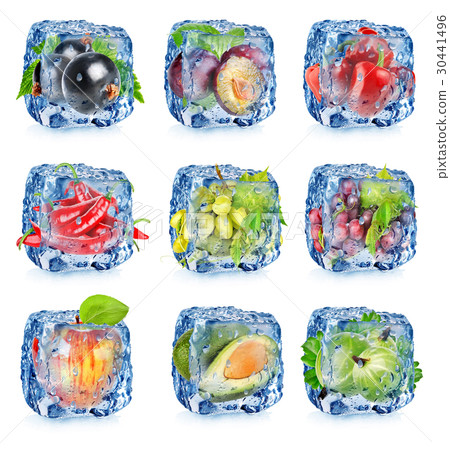 Set fruits and vegetables 30441496