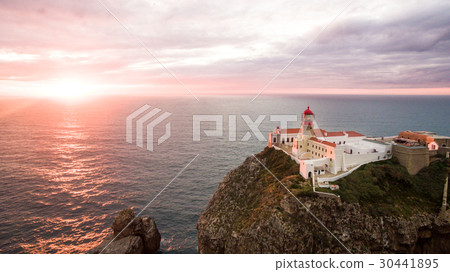 Aerial view of the cliffs of Cape St. Vincent Aerial view of the cliffs of Cape St. Vincent 30441895