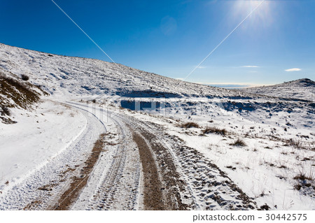 Winter panorama from Italian Alps 30442575