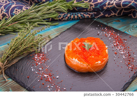 Chicken, boiled eggs and crabsticks salad  30442766