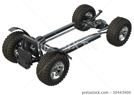 Golf car chassis frame 30443900
