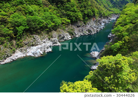 Rafting in fresh green Koboke gorge Rafting in fresh green Koboke gorge 30444026