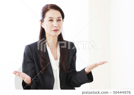 Women Interview Office Entrepreneur Senior Middle President Executive Manager Managed Business 30444976