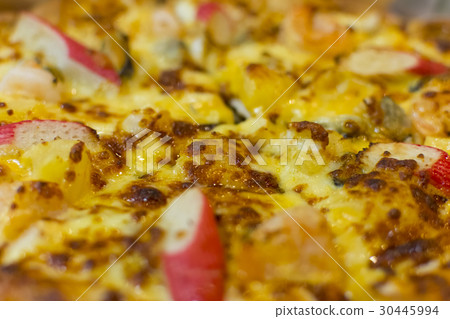 Close up pizza,Topping with cheess and etc Close up pizza,Topping with cheess and etc 30445994