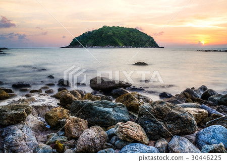 Seascape and beach sand landscape nature 30446225
