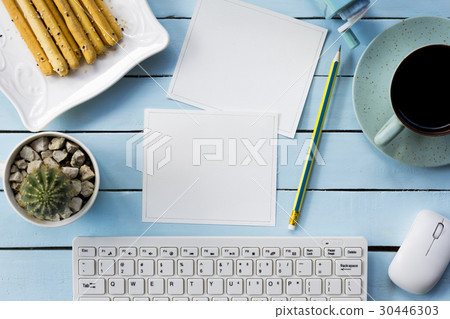 Header for creative of work concept with coffee cu 30446303