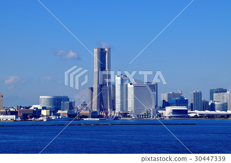 Minatomirai district and Mt. Fuji Minatomirai district and Mt. Fuji 30447339