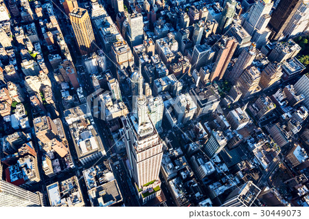 Aerial view of Midtown Manhattan New York City Aerial view of Midtown Manhattan New York City 30449073