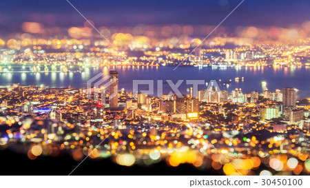George Town city view from Penang Hill, Malaysia 30450100