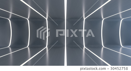 Dark abstract futuristic tunnel 30452758